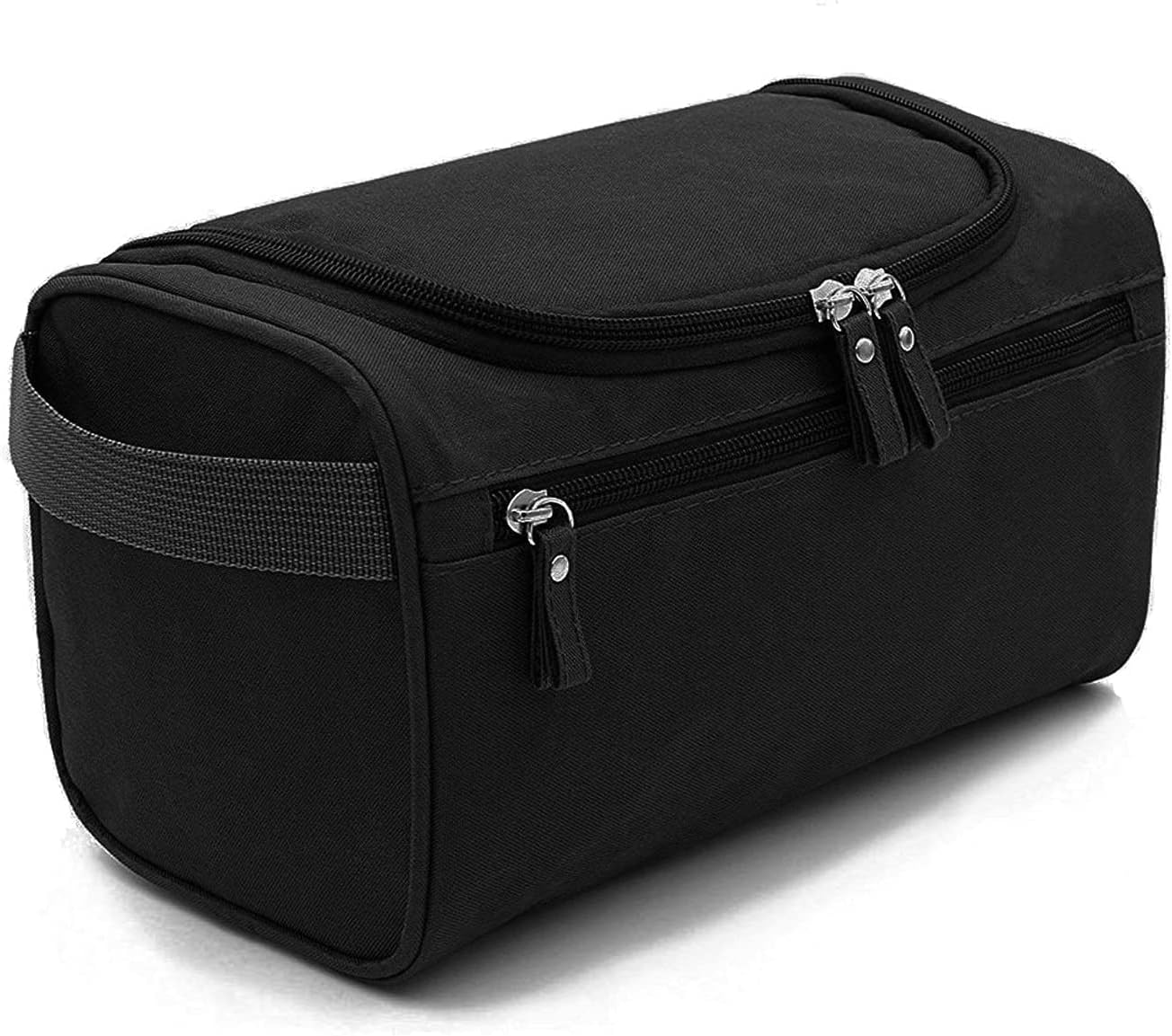 Men's Large Waterproof Hanging Toiletry Bag with Mesh & Zip Compartments-image