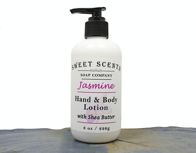 Hand & Body Lotion - Jasmine Handmade Lotion with Shea Butter