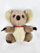Vintage R. Dakin Koala Bear Plush 1976 Stuffed Animal Brown White Zoo - Damage