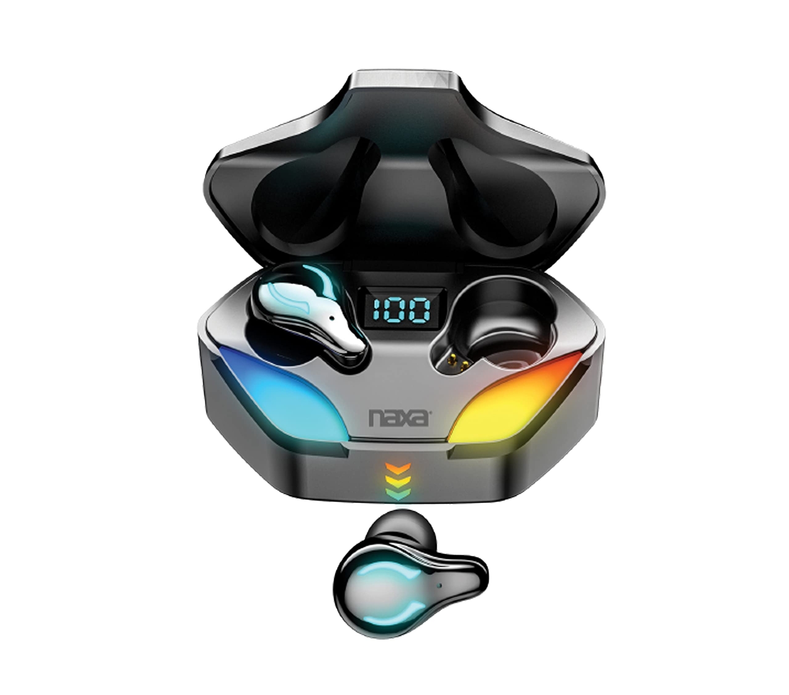 Naxa Electronics NG-1500 Gaming True Wireless Bluetooth Earbuds with Charging...