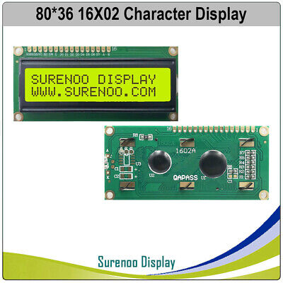 98X60 2004 204 Character LCD Module Display Screen SPLC780D RU EU JP EN Fonts