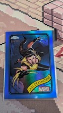 2025 Topps Chrome Marvel Lady Deathstrike #64 Blue Refractor - /299