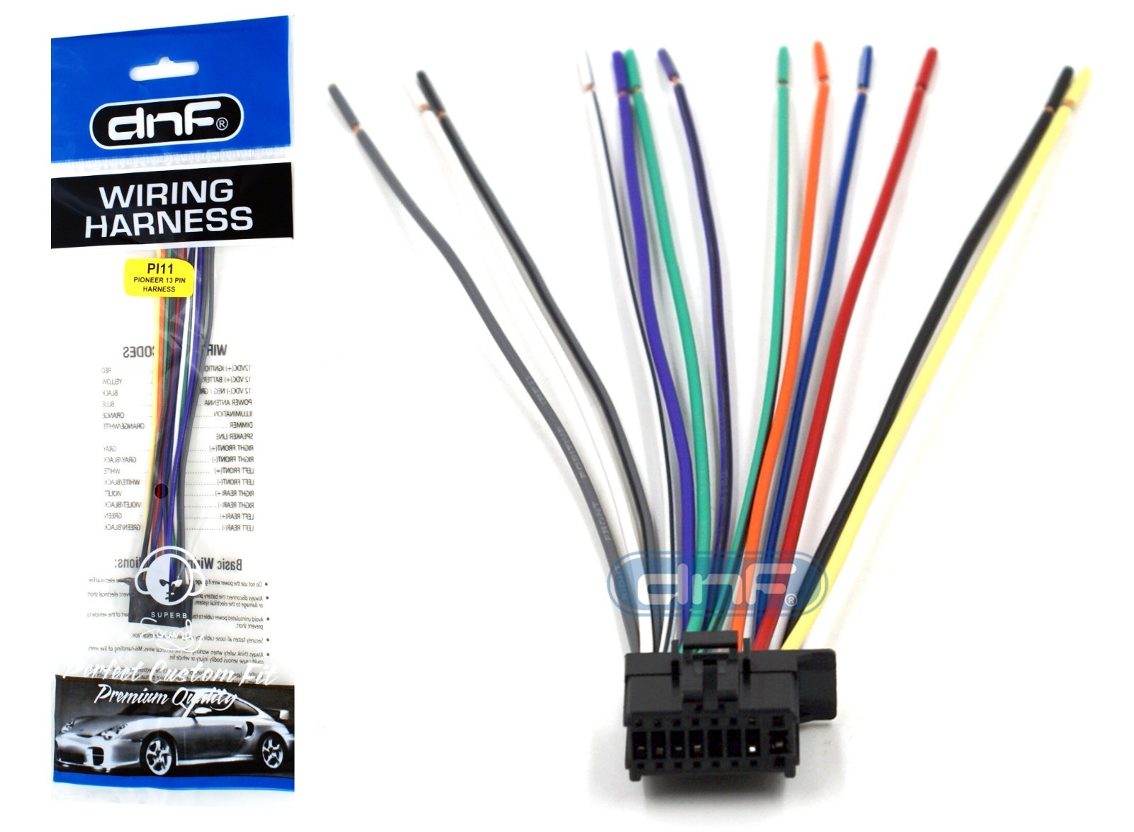 Pioneer DEH-P5200HD DEH-P6200BT DXT-2266UB Wiring Harness - SHIPS TODAY! |  eBay