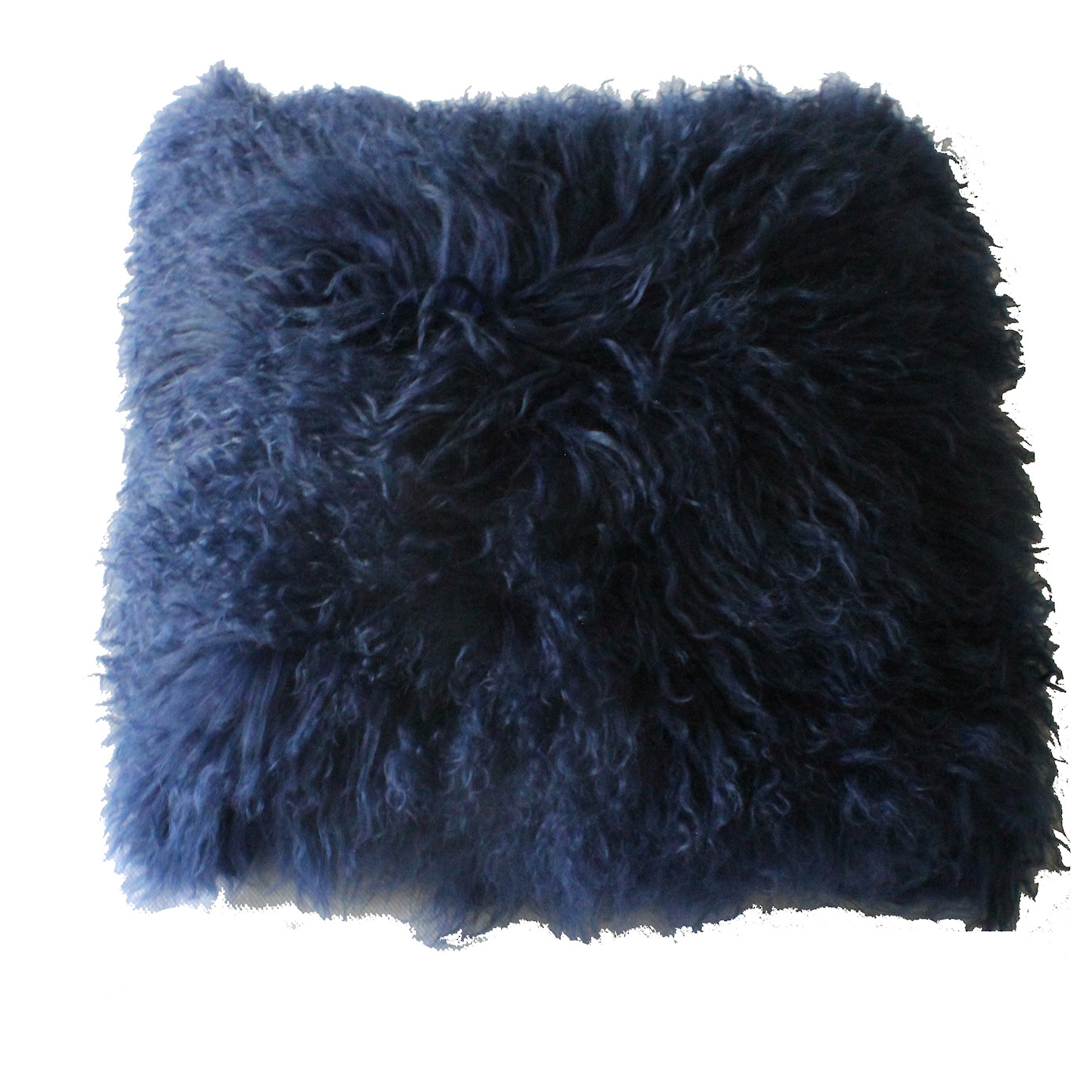 blue mongolian pillow