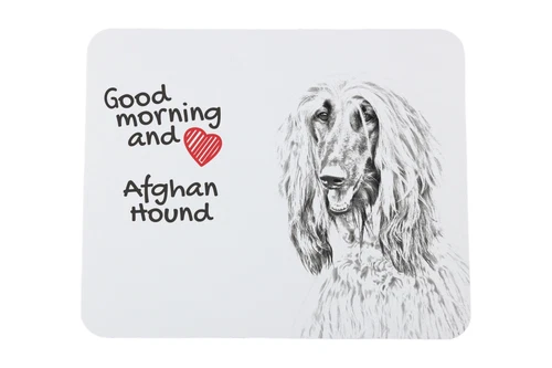 Afghaanse vlag muismat met hond Art-Dog