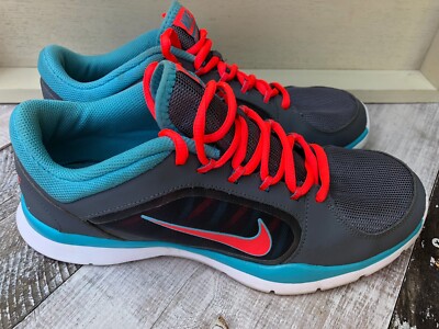 neon orange nike sneakers