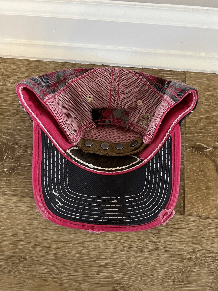 True Religion World Tour佛帽仿旧可调皮革肩带 — 第 2/4 张图片