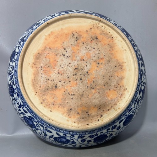 M Hermoso plato de porcelana azul y blanco dinastía Ming china - Imagen 5 de 9