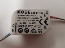 ERSATZTRAFO KOSE MODEL: KL3W-0250-120 LED DRIVER POWER SUPPLY CONVERTER