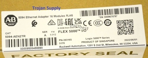 Allen Bradley 5094-AEN2TR Flex 5000 Dual Port Ethernet Module Factory Sealed - Picture 3 of 3