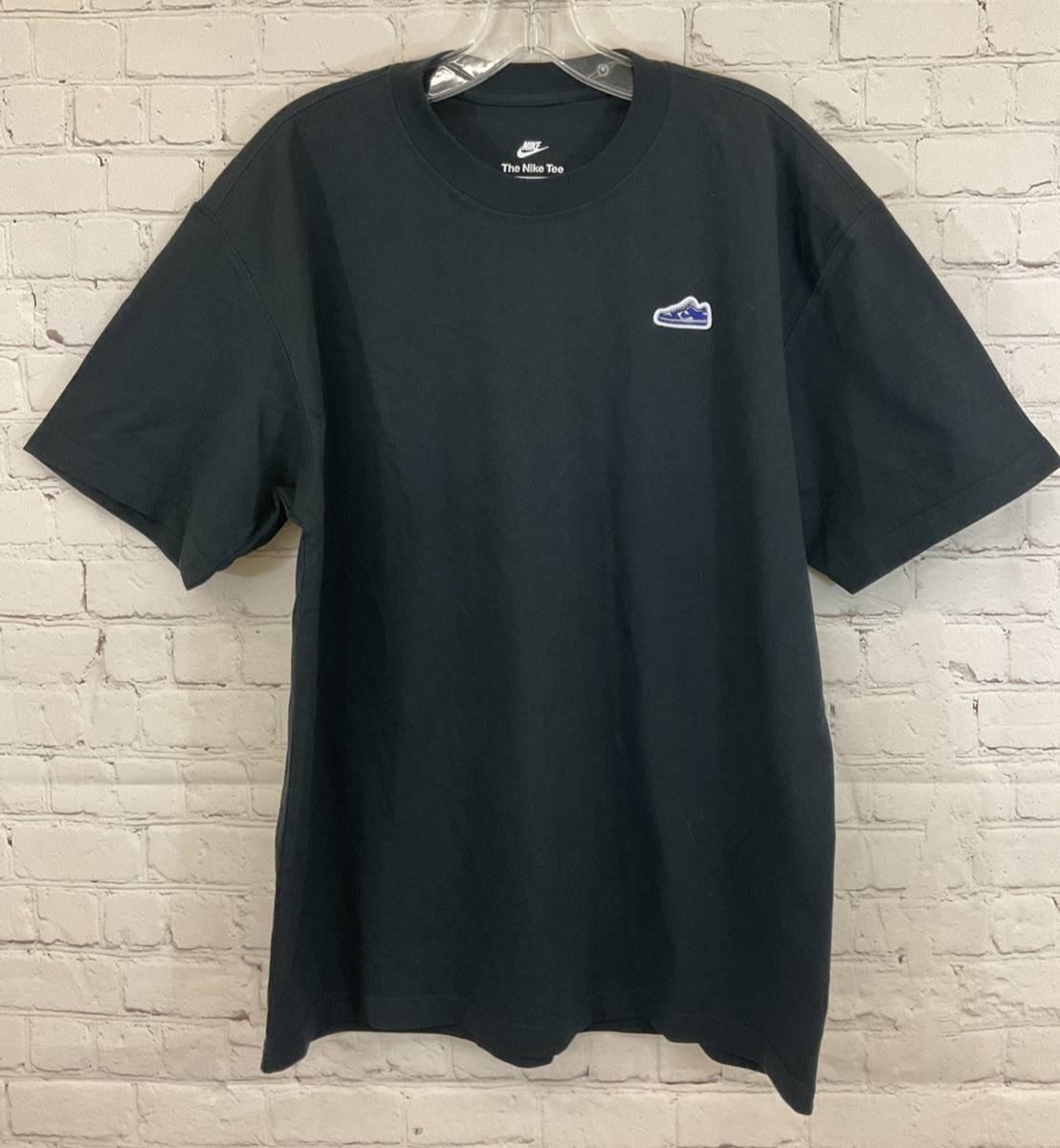 【超レア！】NIKE Tシャツ 厚手 パイピング ラグラン 刺繍 くすみブルー 24444523-1.jpg