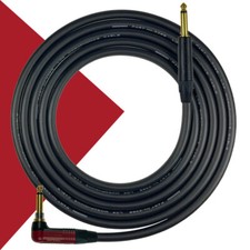 Mogami 3368 Pro Guitar Cable, Neutrik Silent RA to Gold ST with Choice Of Length