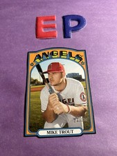2021 Topps Heritage 1972 Die-Cuts Mike Trout #72DC-2 Los Angeles Angels