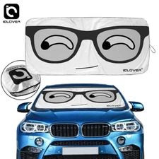 Front Car Window Sun Shade Visor SUV Windshield Sunshade Foldable Block Cover