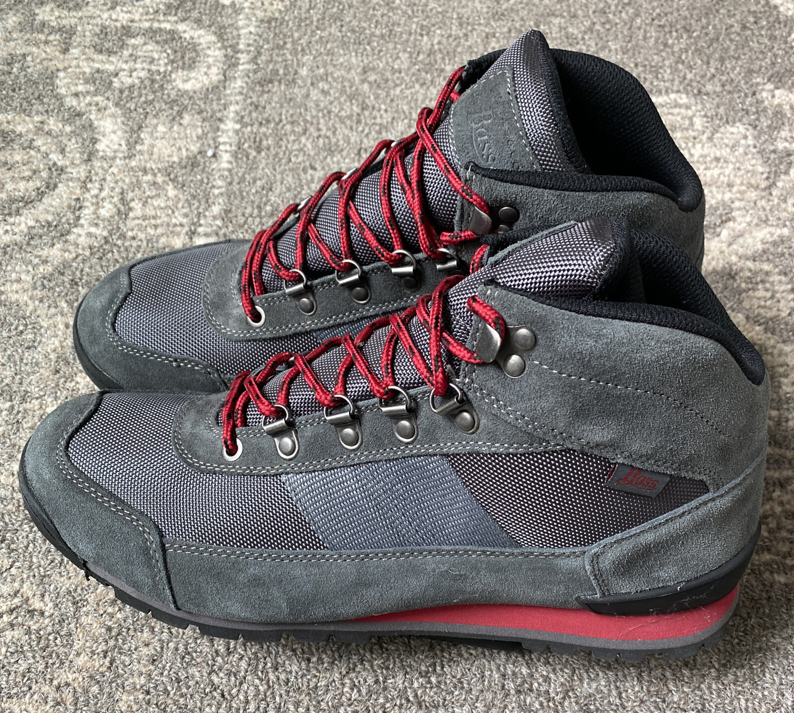 G.H.BASS ASPEN MEN'S GREY HIKING BOOTS Mens Size 12M Brand New No Box