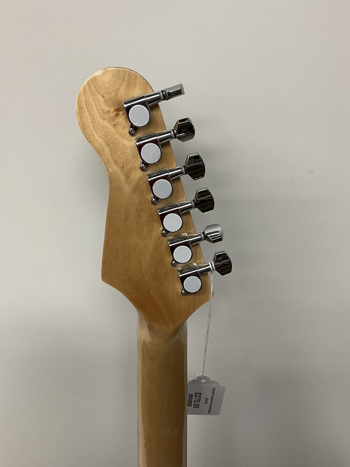 Natural Exotic Burl Maple Solid Stratocaster Style - Six String