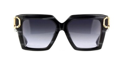 Valentino V - UNO Translucent Black Swirl Light Gold Logo 