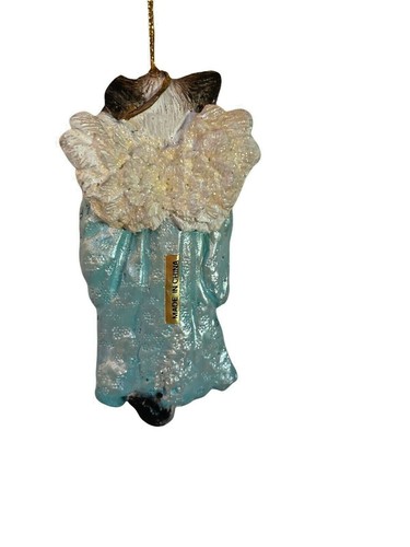 Kitty Christmas Ornament BLUE Star in Hand CCX203 By Carol Vintage NEW - Picture 4 of 7