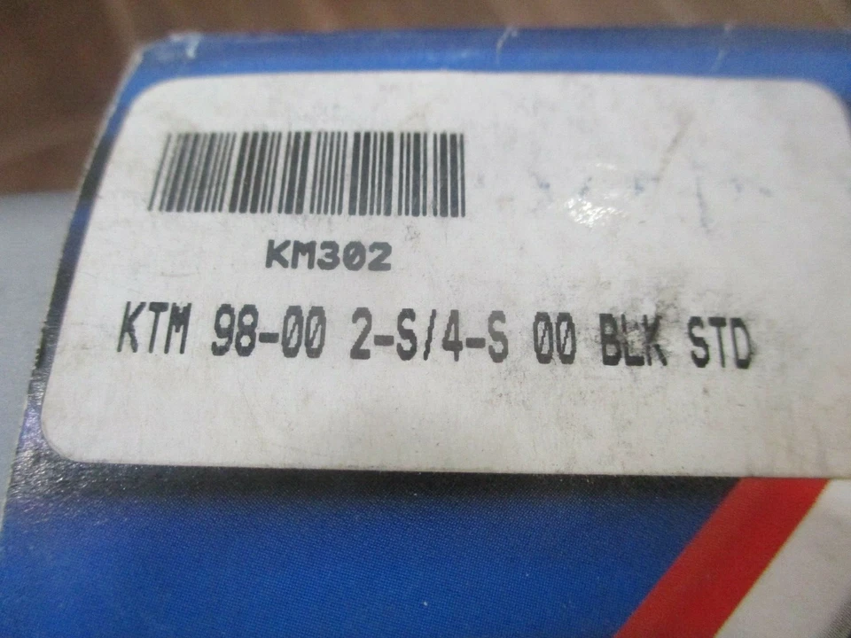 NOS Ceet KTM Black Replacement Seat Cover 1998-2000 2-Stroke / 4-Stroke KM302 - Image 2 of 2