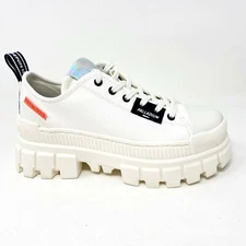 Palladium Revolt LO TX Star White Womens Platform Boots 97243 116