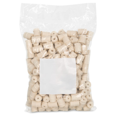 Rolled Latex-Free White & Banded Tourniquets, 1'' x 18'' per Roll - Bag of 100