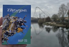 Thorpe Park 2025 Park Map - New - Hyperia