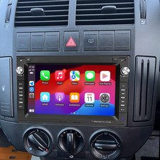 For VW Polo Mk4 2001-2009 Car Stereo Head unit Radio Android CarPlay WIFI SWC BT