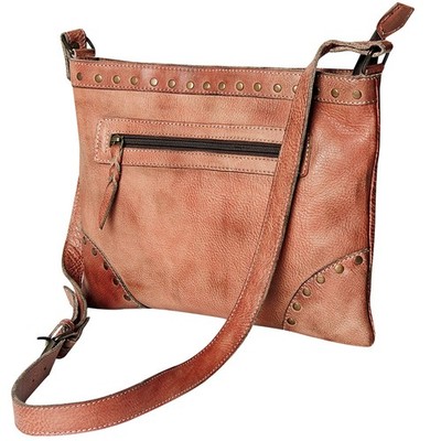 NM Never Mind Nmbg110A Cross Body I Vintage Handmade Genuine Cowhide Leather