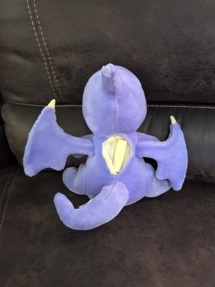 Peluche interactivo parlante Neopets Purple Shoyru 12" 2003 juguete **No funciona** Foto 3 de 4