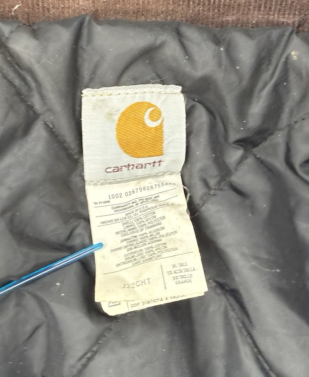 Vintage Carhartt J22 CHT 90s Jacket USA Union Made Faded