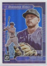 2021 Donruss Optic Diamond Kings Blue Pandora Prizm 94/99 Trevor Story #29 0cc9