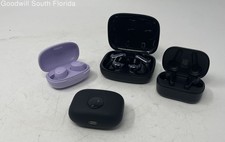 Lot Of 4 Pcs Assorted Multicolor Mixed Wireless Earbuds With Cases Not Tested
