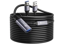 GearIT USB 3.0 Active Extension Cable 50' A Male to A Female with Signal Booster