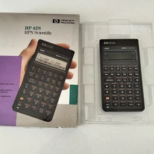 Hewlett-Packard HP-42S RPN Scientific Calculator 1987 USA Display Issues