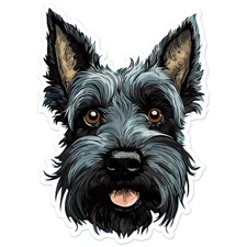 Scottie Scottish Terrier - Vinyl Decal Sticker - Car Window Laptop - ebn11322