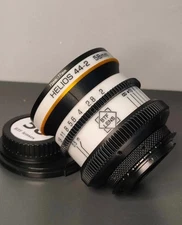Helios 44-2 ANAMORPHIC Amber  Rehouse 2/58mm Cine mod lens Canon EF mount BTF