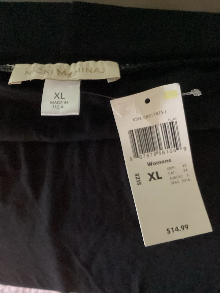 Lote de 2 - Falda Lápiz Larga Nicki Minaj Talla XL Informal Carrera Elegante Negra Gris Foto 3 de 4