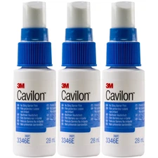 Lot of Five Bottles 3M Cavilon No-Sting Ostomy Barrier Film Spray, #3346