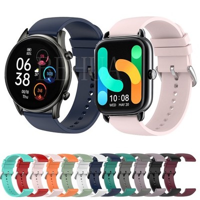 Strap For Haylou RS4 Plus Silicone Haylou RT2 GST Amazfit GTS Bip pop pro Band