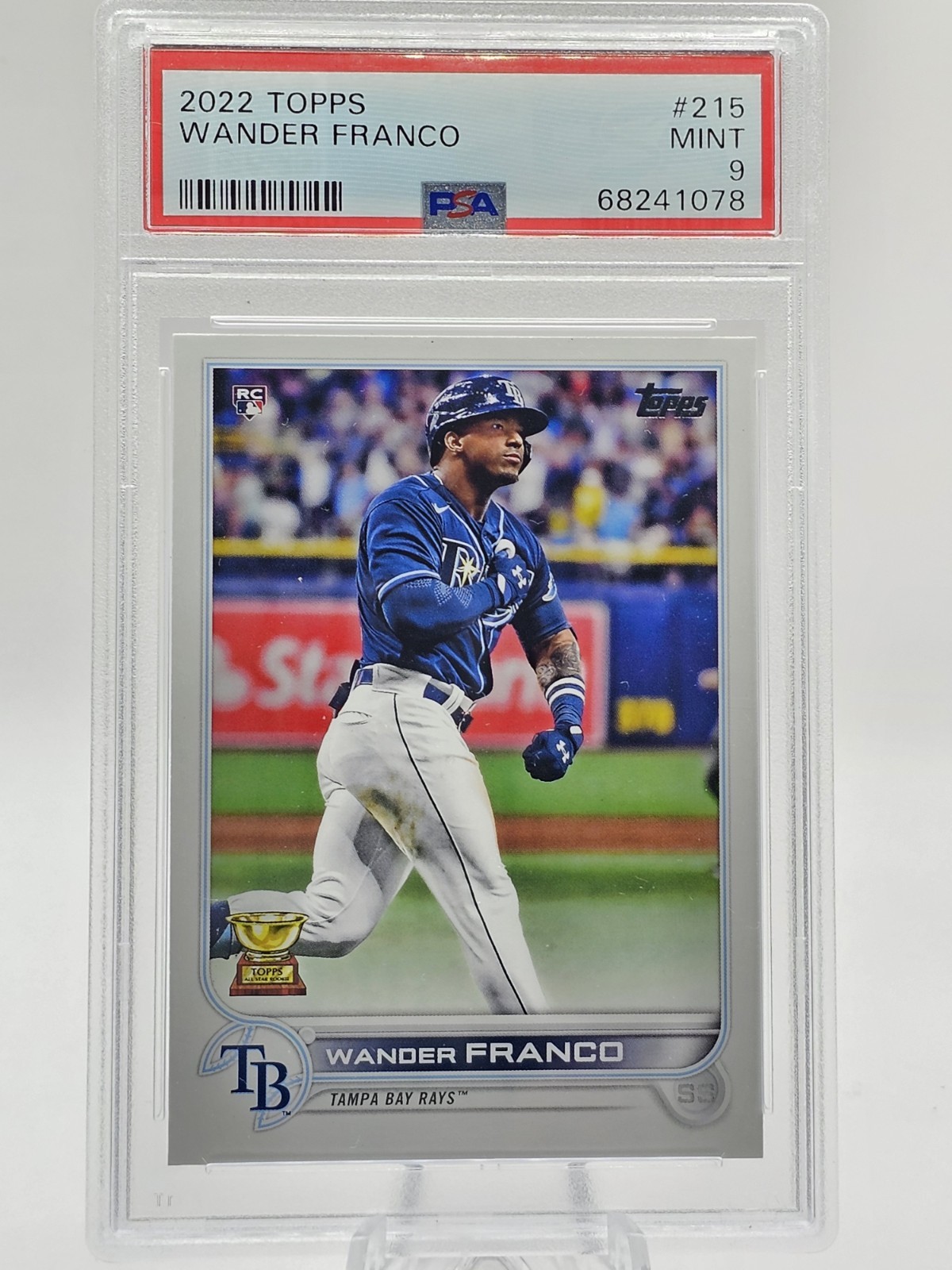 2022 Topps Wander Franco RC Mint PSA 9 #215 Tampa Bay Rays