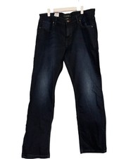 Mish Mash 1984 Jerry Tapered Fit Jeans Men's W38 L32 Blue Premium Stretch Denim