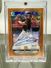 2026 Bowman Konnor Griffin Chrome Prospect On Card Auto Orange Shimmer 6/25