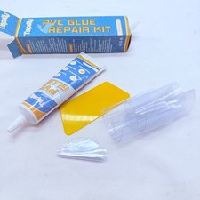 Air Mattress Patch Kit, Pool Liner Patch Kit, PVC Glue for Inflatables, Bounce H