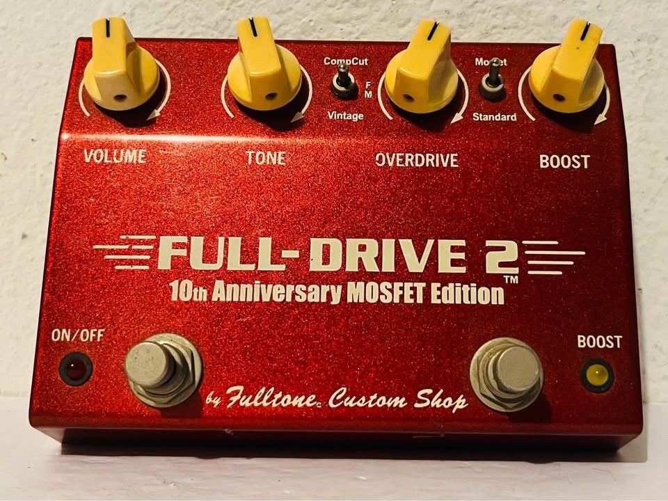 ギター 10th Anniversary Fulltone FULL-DRIVE2 10th Anniversary Ltd Edition Red Fulltone Full-Drive 2 OverDrive