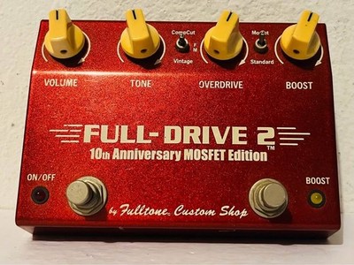 ギター Fulltone Full-Drive 2 10th Anniversary 10th Anniversary Ltd Edition Red Fulltone Full-Drive 2 OverDrive