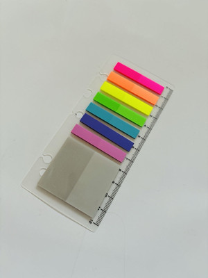 Buntes Regenbogen Lesezeichen Post it Notiz Schreibwaren Schulbedarf Set