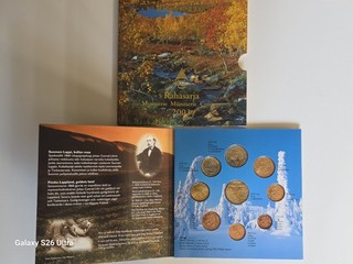 Finnland Euro Kursmünzensatz 2003 Rahasarja SUOMI FINLAND 1 Cent–2 Euro Folder
