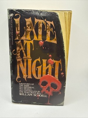 Late At Night by William Schoell - Leisure Horror Paperbacks from Hell