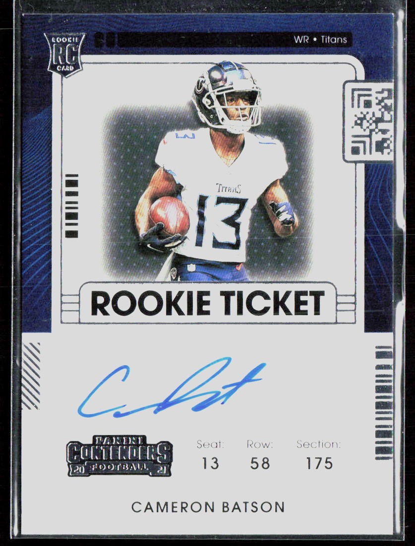 2021 Panini Contenders #278 Cameron Batson Auto
