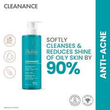 Av ne Cleanance Cleansing Gel   Gentle Cleanser for Oily  Acne-Prone Skin-400ml